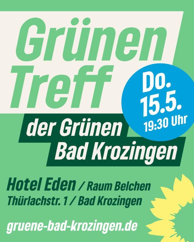 Grüner Treff im Mai