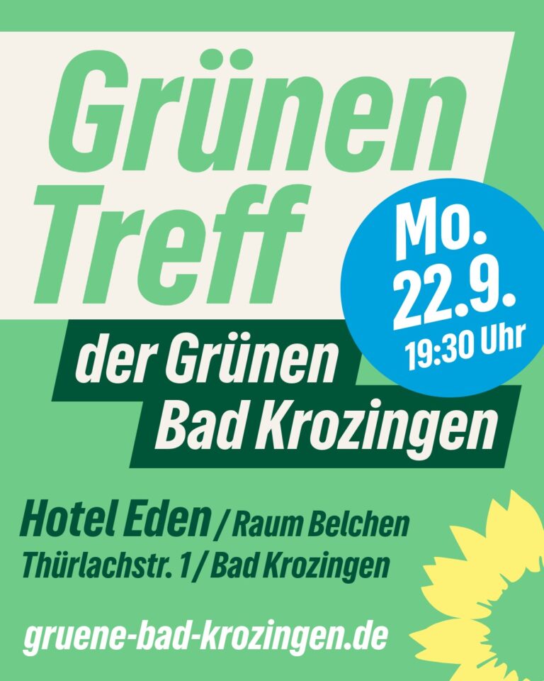 Grüner Treff im September