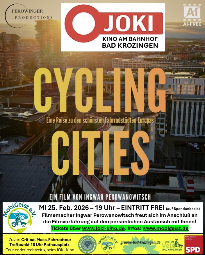 Filmemacher von „Cycling Cities“ im JOKI-Kino